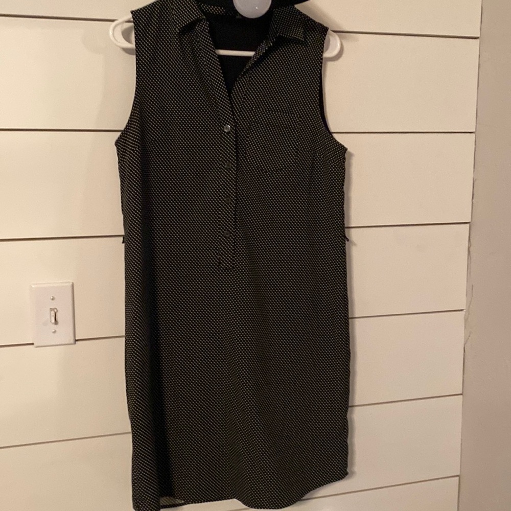 Black and white polka dot dress, size small
